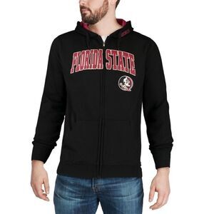 Florida State Seminoles Men’s Size Small Zip Up Hoodie Black Casual Jacket